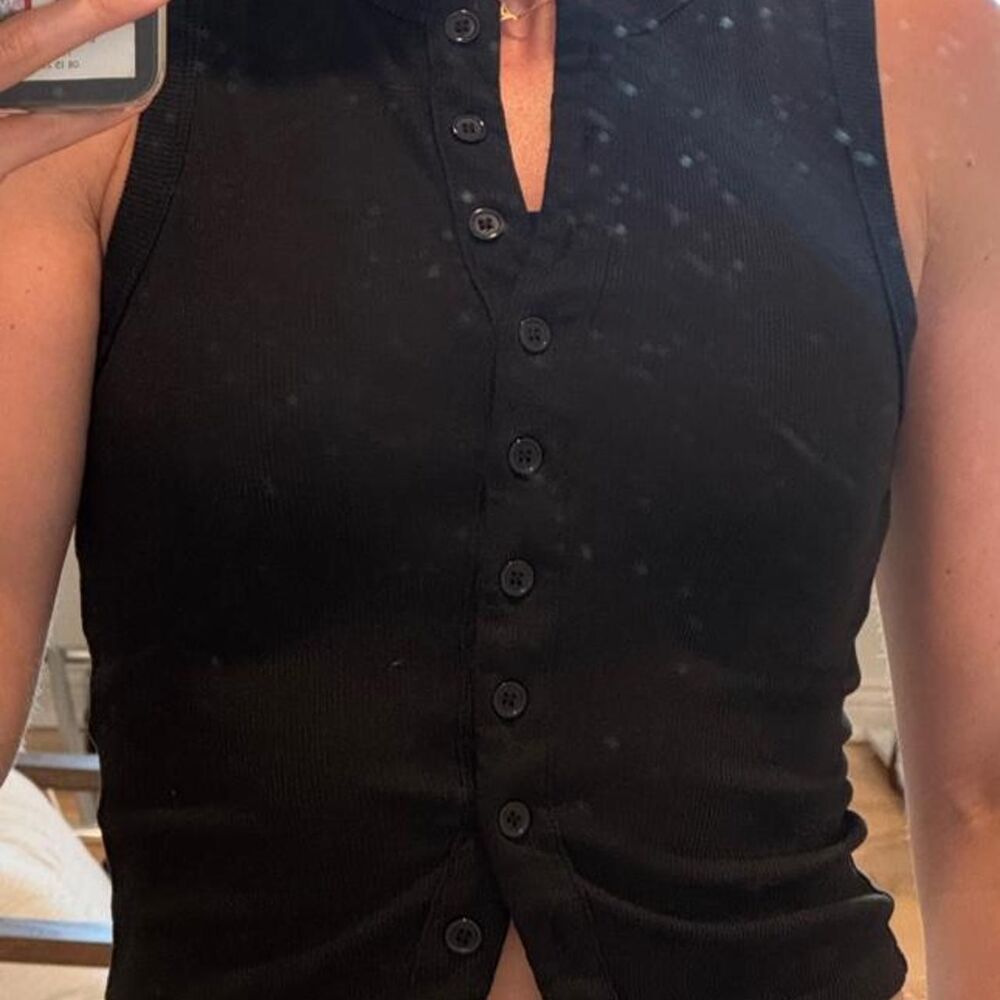 American-vintage Women's Black Crop-top